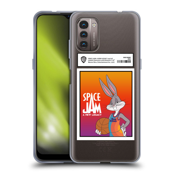 Space Jam: A New Legacy Graphics Bugs Bunny Card Soft Gel Case for Nokia G11 / G21
