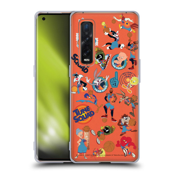 Space Jam: A New Legacy Graphics Squad Soft Gel Case for OPPO Find X2 Pro 5G