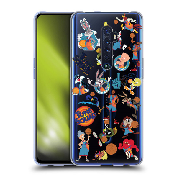 Space Jam: A New Legacy Graphics Squad Soft Gel Case for OPPO Reno 2