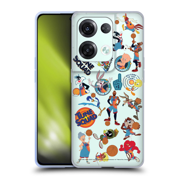Space Jam: A New Legacy Graphics Squad Soft Gel Case for OPPO Reno8 Pro