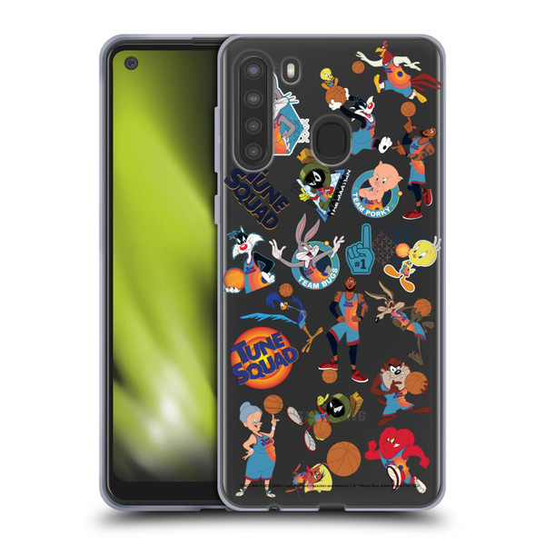 Space Jam: A New Legacy Graphics Squad Soft Gel Case for Samsung Galaxy A21 (2020)