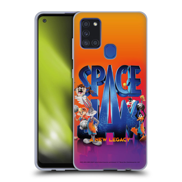 Space Jam: A New Legacy Graphics Poster Soft Gel Case for Samsung Galaxy A21s (2020)