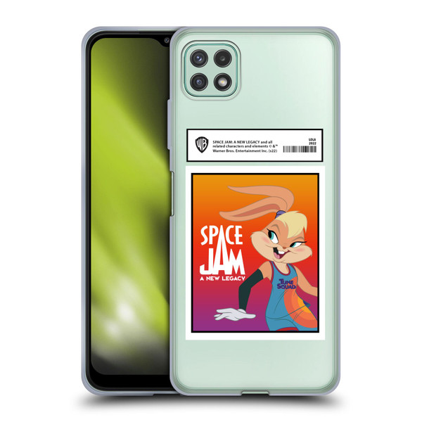Space Jam: A New Legacy Graphics Lola Card Soft Gel Case for Samsung Galaxy A22 5G / F42 5G (2021)