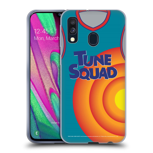 Space Jam: A New Legacy Graphics Jersey Soft Gel Case for Samsung Galaxy A40 (2019)