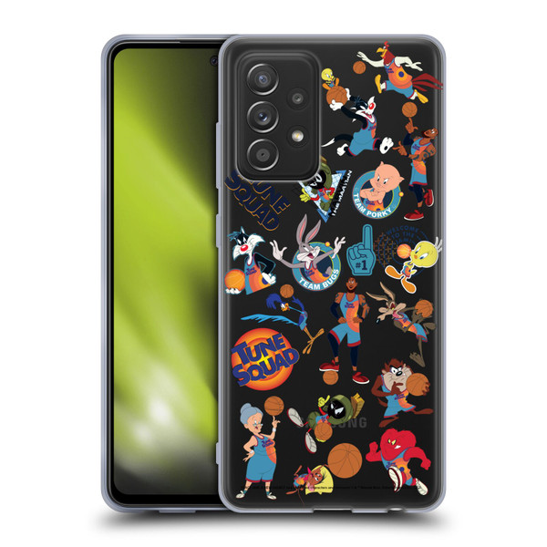 Space Jam: A New Legacy Graphics Squad Soft Gel Case for Samsung Galaxy A52 / A52s / 5G (2021)