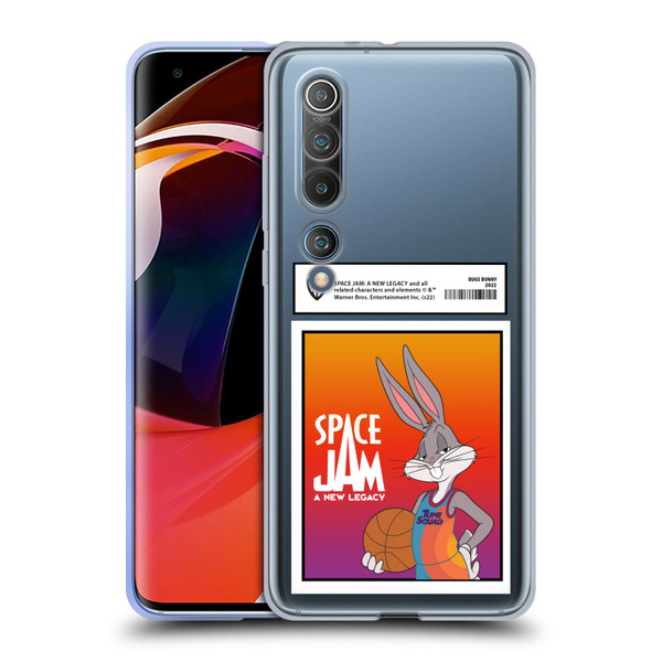 Space Jam: A New Legacy Graphics Bugs Bunny Card Soft Gel Case for Xiaomi Mi 10 5G / Mi 10 Pro 5G