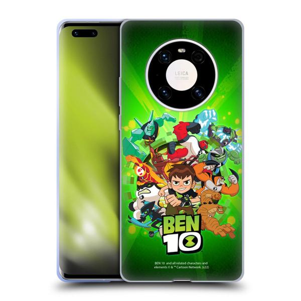 Ben 10: Animated Series Graphics Character Art Soft Gel Case for Huawei Mate 40 Pro 5G