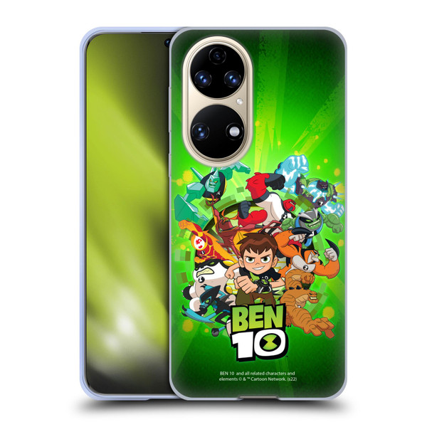 Ben 10: Animated Series Graphics Character Art Soft Gel Case for Huawei P50