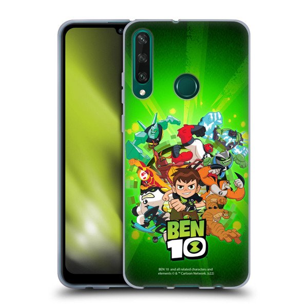 Ben 10: Animated Series Graphics Character Art Soft Gel Case for Huawei Y6p