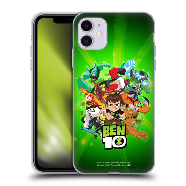 Ben 10: Animated Series Graphics Character Art Soft Gel Case for Apple iPhone 11