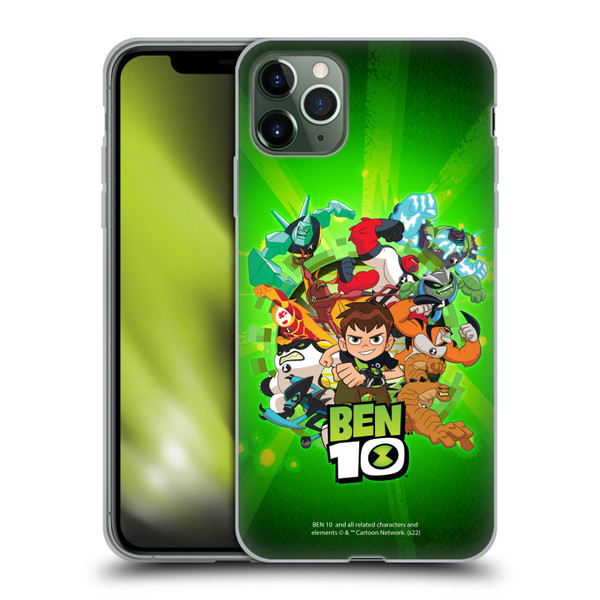 Ben 10: Animated Series Graphics Character Art Soft Gel Case for Apple iPhone 11 Pro Max