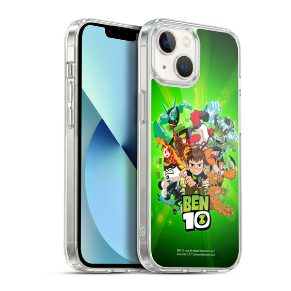 Ben 10: Animated Series Graphics Character Art Soft Gel Case for Apple iPhone 13