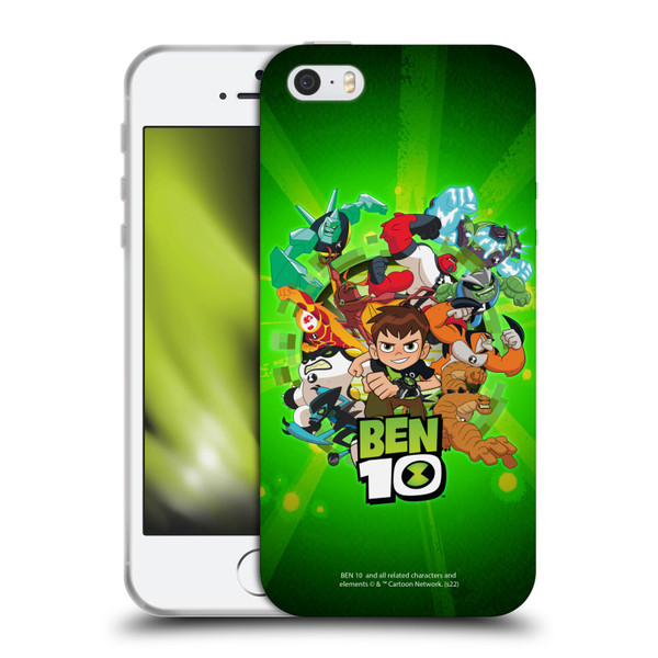 Ben 10: Animated Series Graphics Character Art Soft Gel Case for Apple iPhone 5 / 5s / iPhone SE 2016