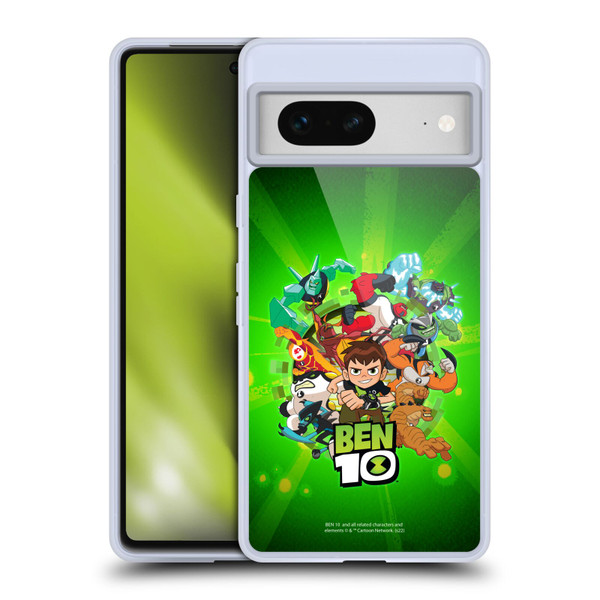 Ben 10: Animated Series Graphics Character Art Soft Gel Case for Google Pixel 7