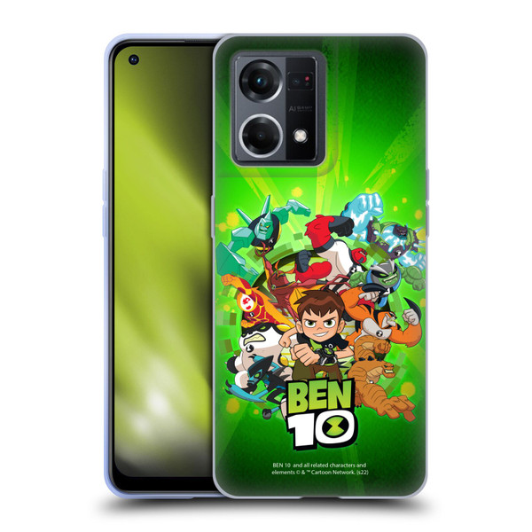Ben 10: Animated Series Graphics Character Art Soft Gel Case for OPPO Reno8 4G