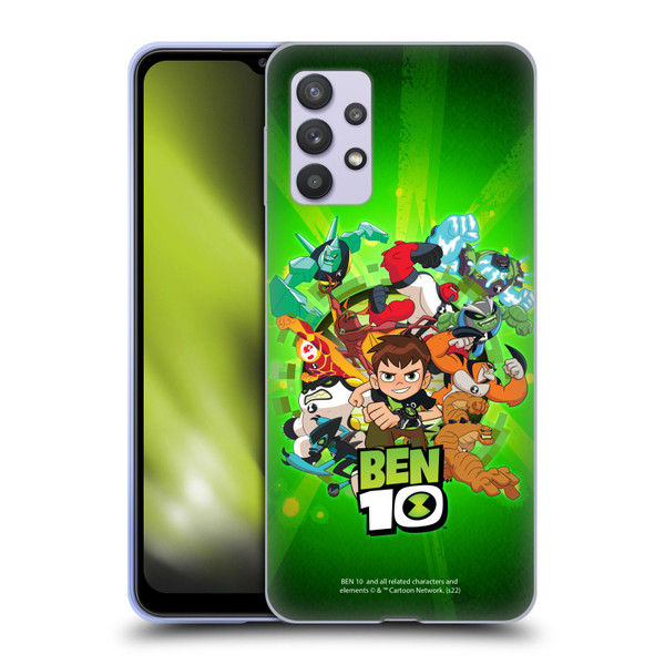 Ben 10: Animated Series Graphics Character Art Soft Gel Case for Samsung Galaxy A32 5G / M32 5G (2021)