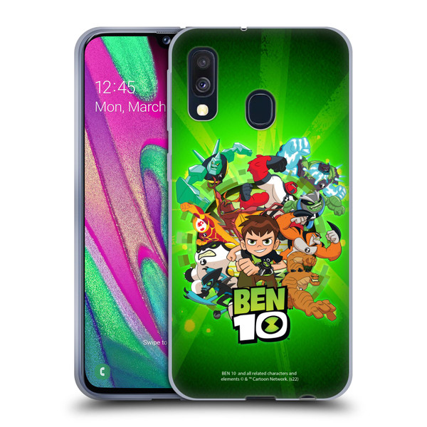 Ben 10: Animated Series Graphics Character Art Soft Gel Case for Samsung Galaxy A40 (2019)