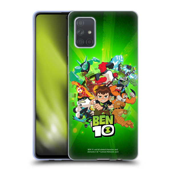 Ben 10: Animated Series Graphics Character Art Soft Gel Case for Samsung Galaxy A71 (2019)