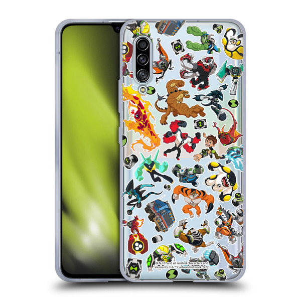 Ben 10: Animated Series Graphics Alien Pattern Soft Gel Case for Samsung Galaxy A90 5G (2019)
