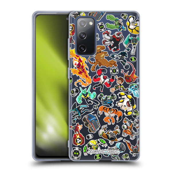 Ben 10: Animated Series Graphics Alien Pattern Soft Gel Case for Samsung Galaxy S20 FE / 5G