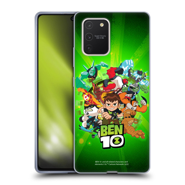 Ben 10: Animated Series Graphics Character Art Soft Gel Case for Samsung Galaxy S10 Lite