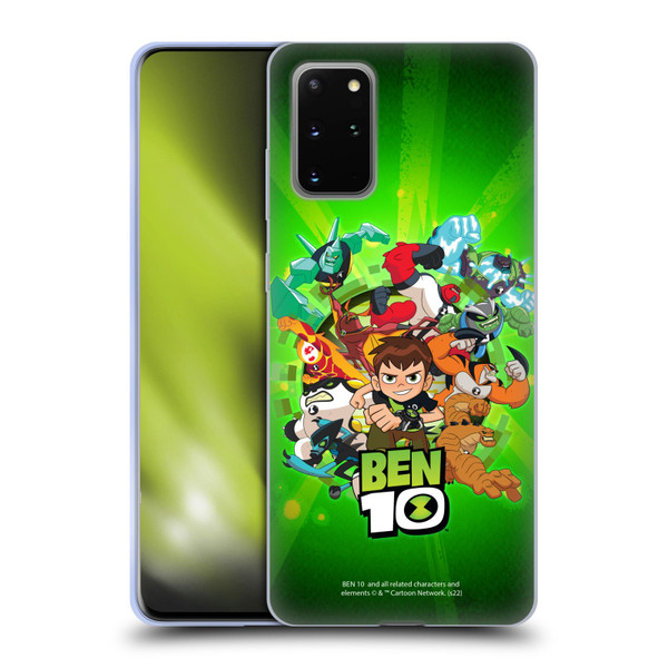 Ben 10: Animated Series Graphics Character Art Soft Gel Case for Samsung Galaxy S20+ / S20+ 5G