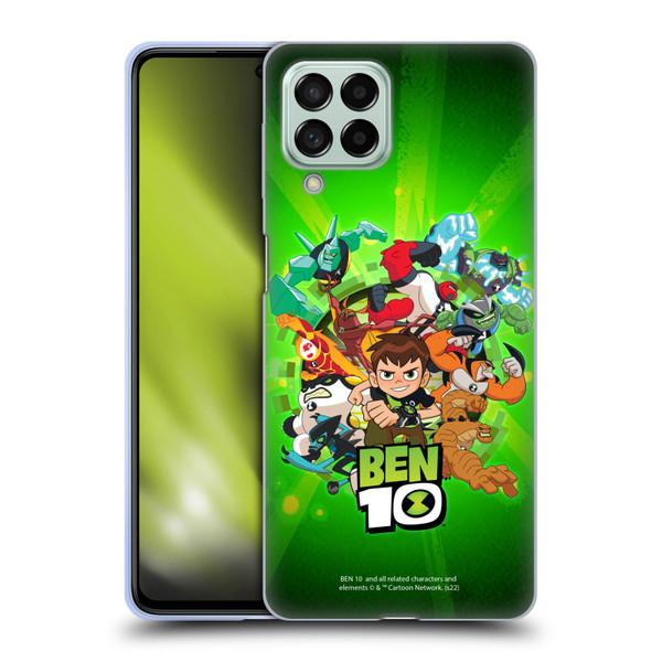 Ben 10: Animated Series Graphics Character Art Soft Gel Case for Samsung Galaxy M53 (2022)
