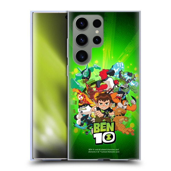 Ben 10: Animated Series Graphics Character Art Soft Gel Case for Samsung Galaxy S23 Ultra 5G
