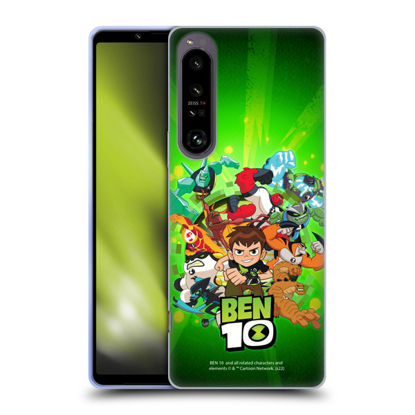 Ben 10: Animated Series Graphics Character Art Soft Gel Case for Sony Xperia 1 IV