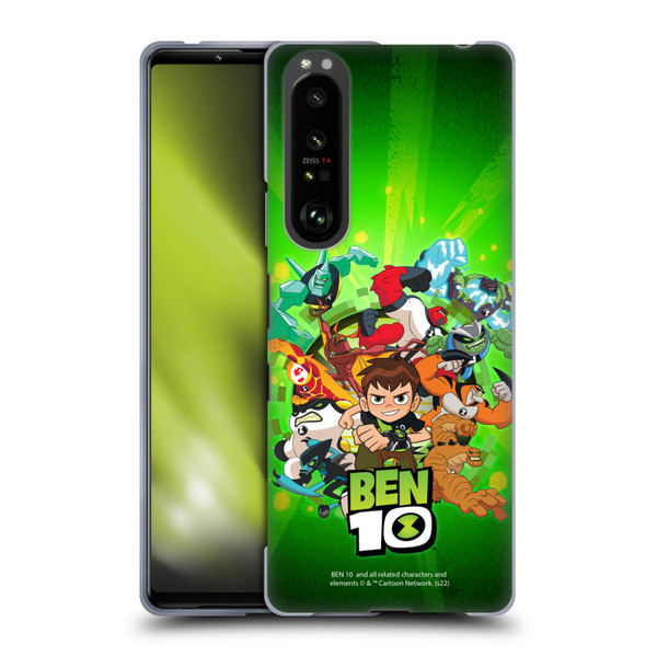 Ben 10: Animated Series Graphics Character Art Soft Gel Case for Sony Xperia 1 III
