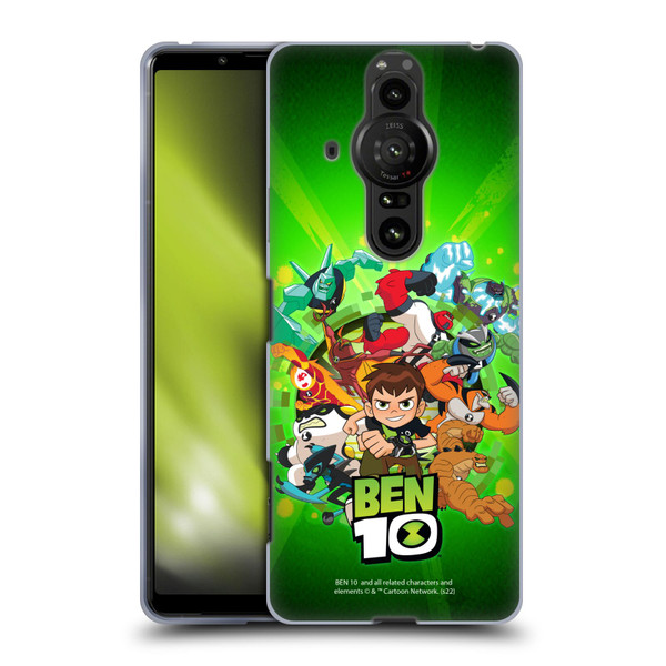 Ben 10: Animated Series Graphics Character Art Soft Gel Case for Sony Xperia Pro-I