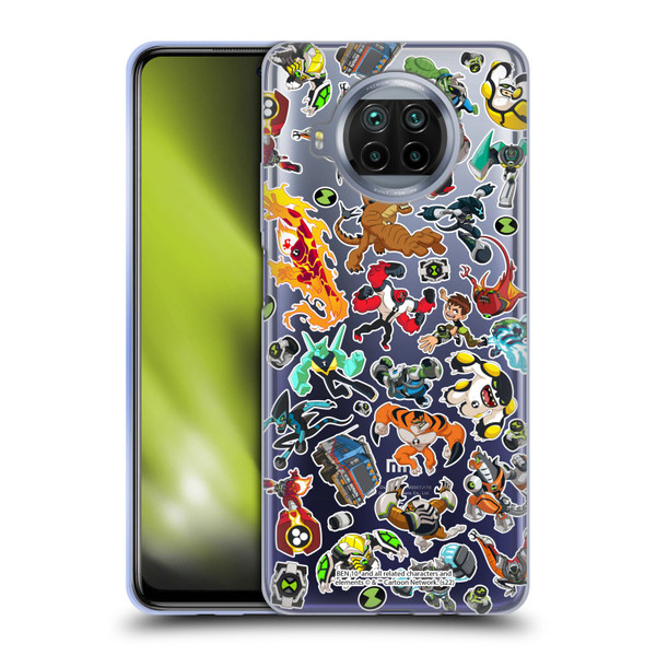 Ben 10: Animated Series Graphics Alien Pattern Soft Gel Case for Xiaomi Mi 10T Lite 5G