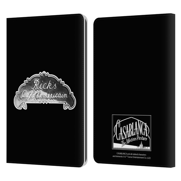Casablanca Graphics Rick's Cafe Leather Book Wallet Case Cover For Amazon Kindle Paperwhite 1 / 2 / 3