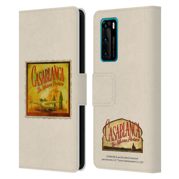 Casablanca Graphics Poster Leather Book Wallet Case Cover For Huawei P40 5G