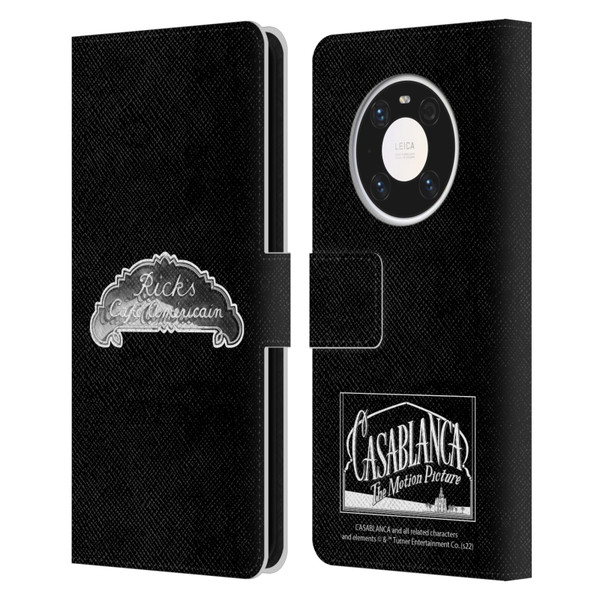 Casablanca Graphics Rick's Cafe Leather Book Wallet Case Cover For Huawei Mate 40 Pro 5G