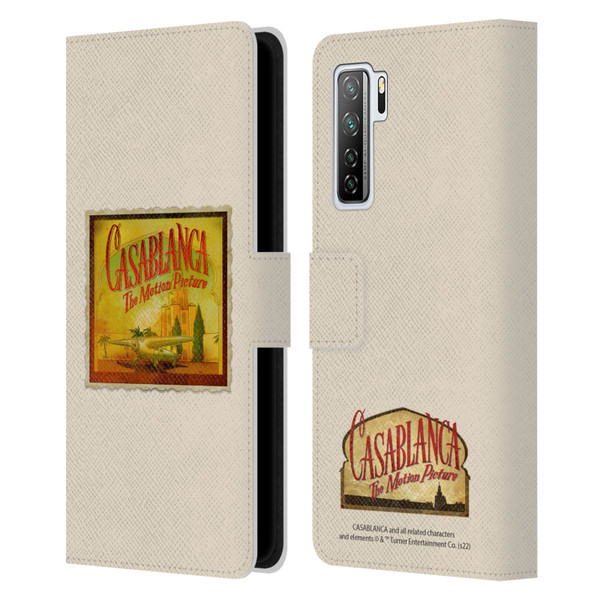 Casablanca Graphics Poster Leather Book Wallet Case Cover For Huawei Nova 7 SE/P40 Lite 5G