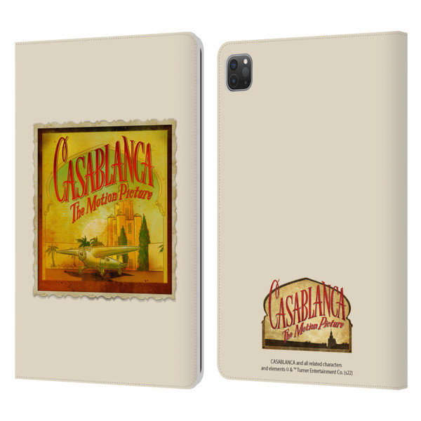 Casablanca Graphics Poster Leather Book Wallet Case Cover For Apple iPad Pro 11 2020 / 2021 / 2022