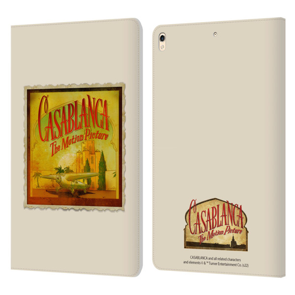 Casablanca Graphics Poster Leather Book Wallet Case Cover For Apple iPad Pro 10.5 (2017)