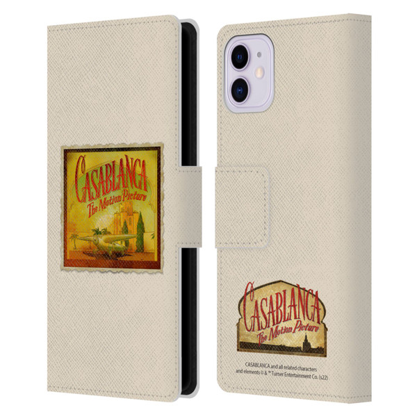 Casablanca Graphics Poster Leather Book Wallet Case Cover For Apple iPhone 11