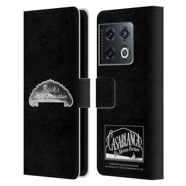Casablanca Graphics Rick's Cafe Leather Book Wallet Case Cover For OnePlus 10 Pro