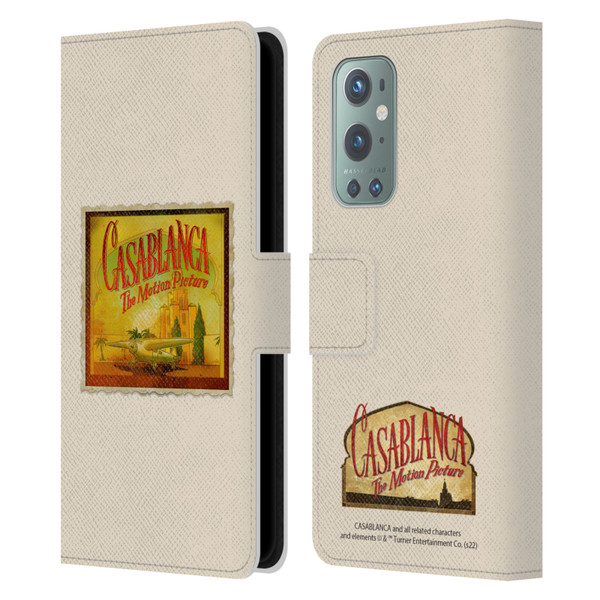 Casablanca Graphics Poster Leather Book Wallet Case Cover For OnePlus 9