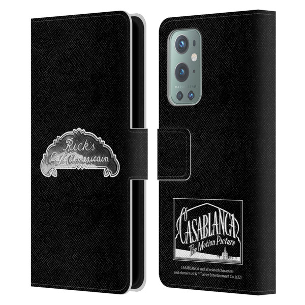 Casablanca Graphics Rick's Cafe Leather Book Wallet Case Cover For OnePlus 9