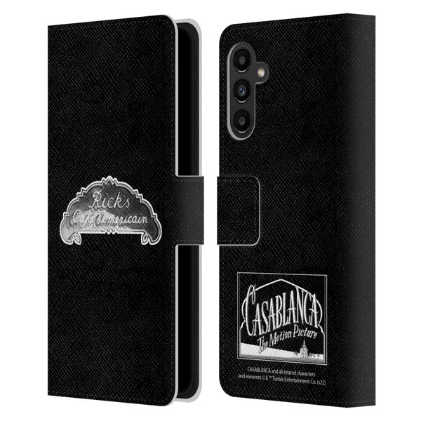 Casablanca Graphics Rick's Cafe Leather Book Wallet Case Cover For Samsung Galaxy A13 5G (2021)