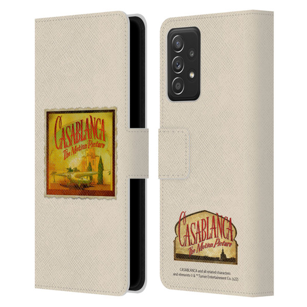 Casablanca Graphics Poster Leather Book Wallet Case Cover For Samsung Galaxy A53 5G (2022)