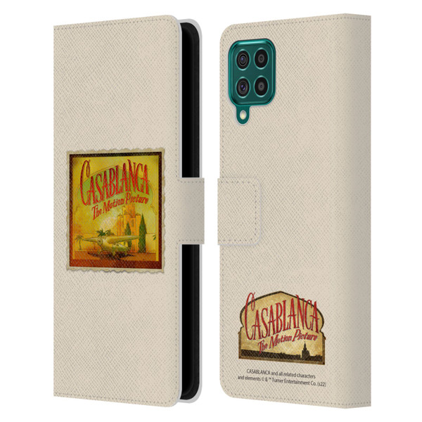 Casablanca Graphics Poster Leather Book Wallet Case Cover For Samsung Galaxy F62 (2021)