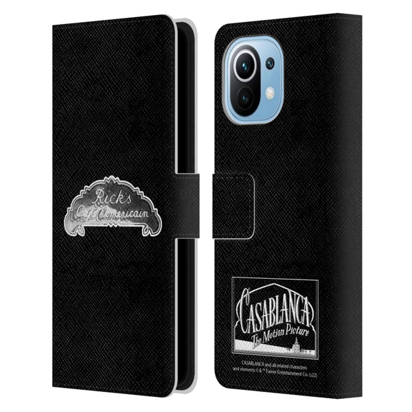 Casablanca Graphics Rick's Cafe Leather Book Wallet Case Cover For Xiaomi Mi 11