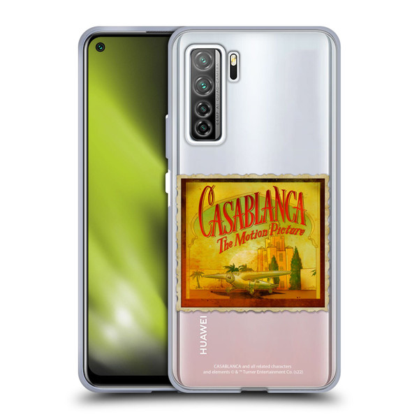 Casablanca Graphics Poster Soft Gel Case for Huawei Nova 7 SE/P40 Lite 5G