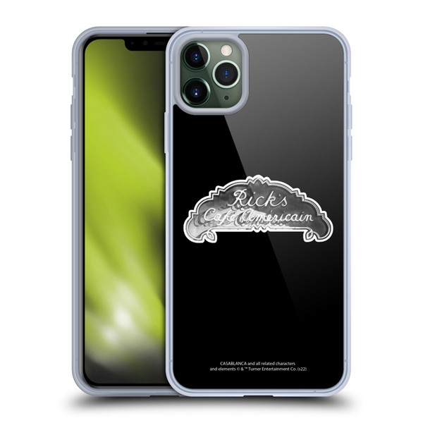 Casablanca Graphics Rick's Cafe Soft Gel Case for Apple iPhone 11 Pro Max