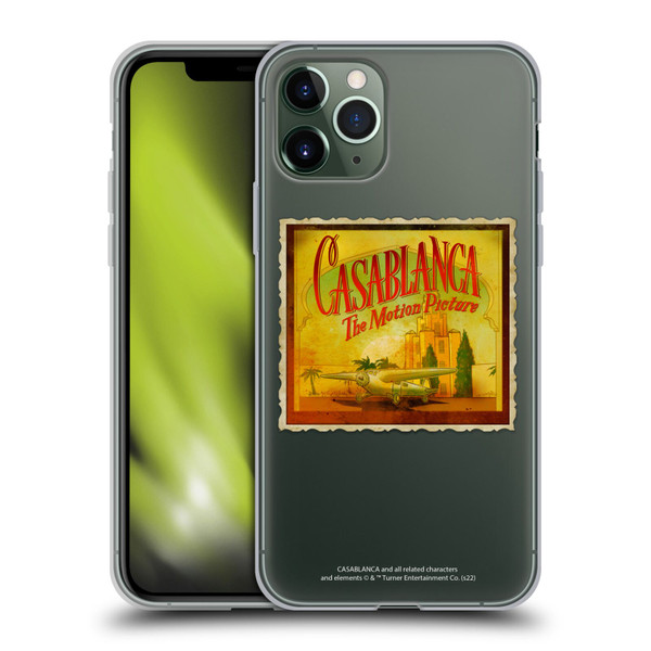 Casablanca Graphics Poster Soft Gel Case for Apple iPhone 11 Pro