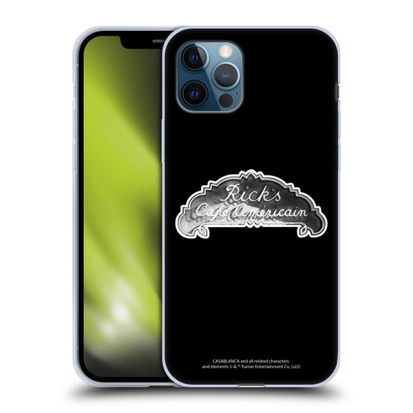 Casablanca Graphics Rick's Cafe Soft Gel Case for Apple iPhone 12 / iPhone 12 Pro